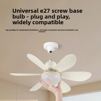 30W/40W LED Ceiling Fan Light (E27 Socket) with wide-range remote dimming, suitable for living rooms, home offices, and general